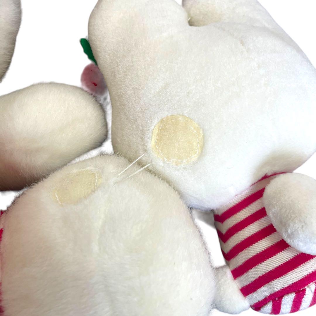 レア ハローキティ ぬいぐるみ さくらんぼ うさ耳 ハローキティ ぬいぐるみ さくらんぼ うさ耳 - メルカリ