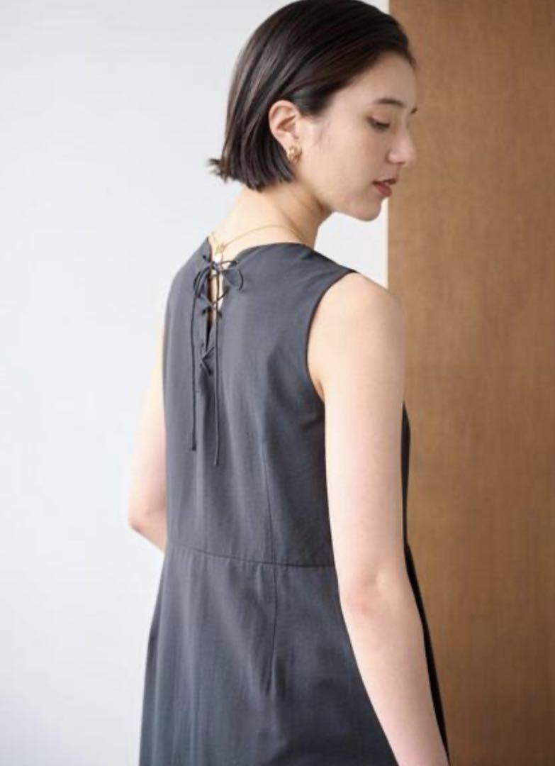 美品green label relaxing バックシャン Iラインワンピース