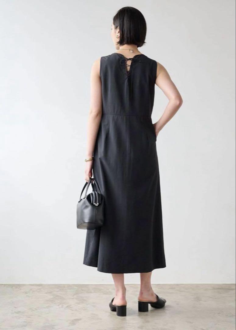 美品green label relaxing バックシャン Iラインワンピース