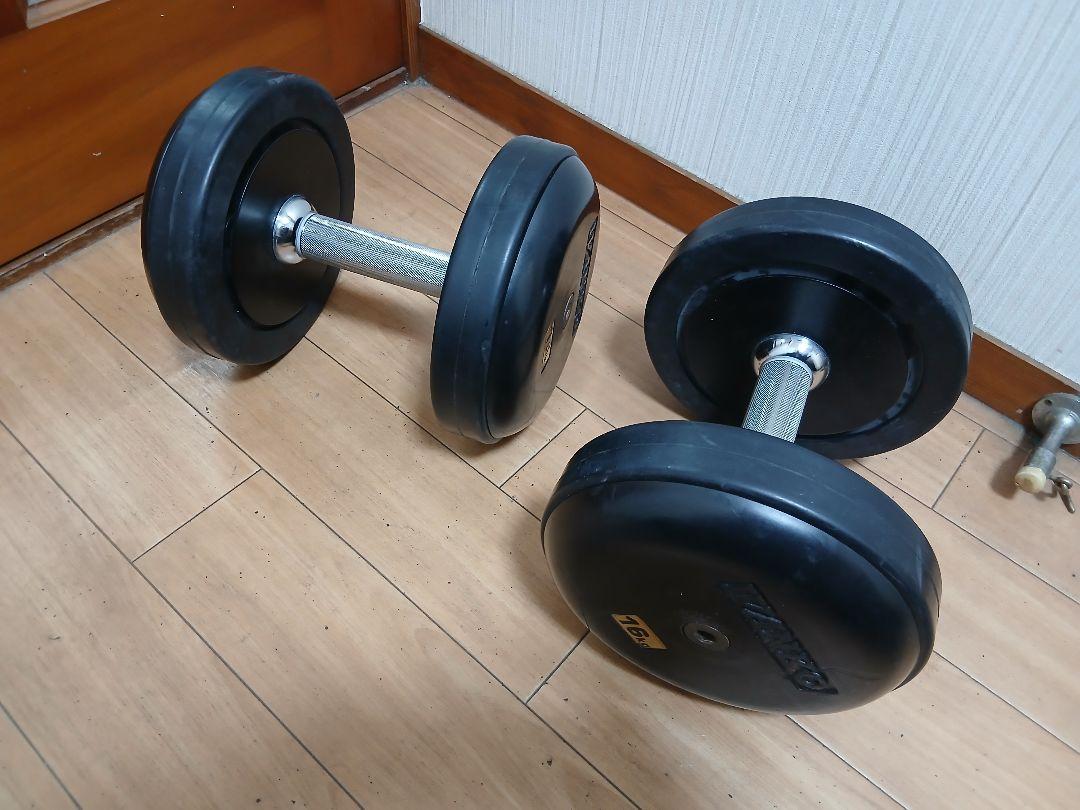 ②IVANKO(イヴァンコ) SDKR ダンベル(ラバー) 16kg x 1個 - メルカリ