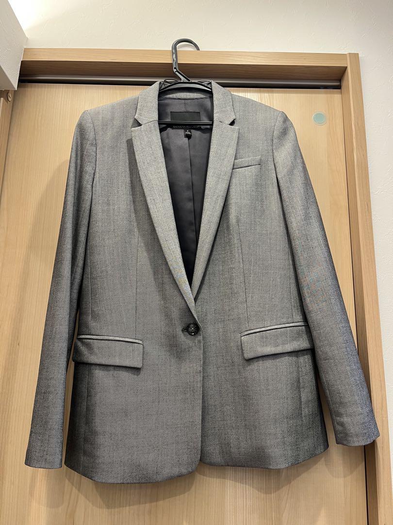 Banana Republic サイズ2 グレー ビジネススーツ 上下セット