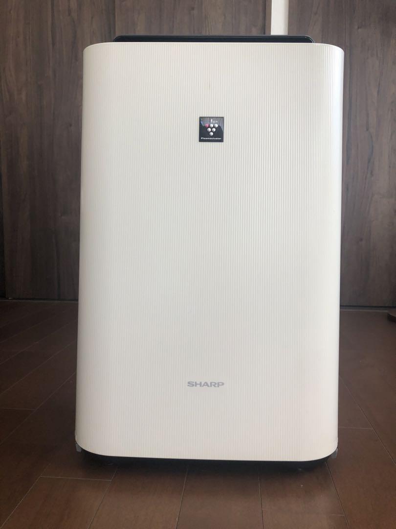 SHARP KC-F50-W空気清浄機 加湿機能付き ホワイト