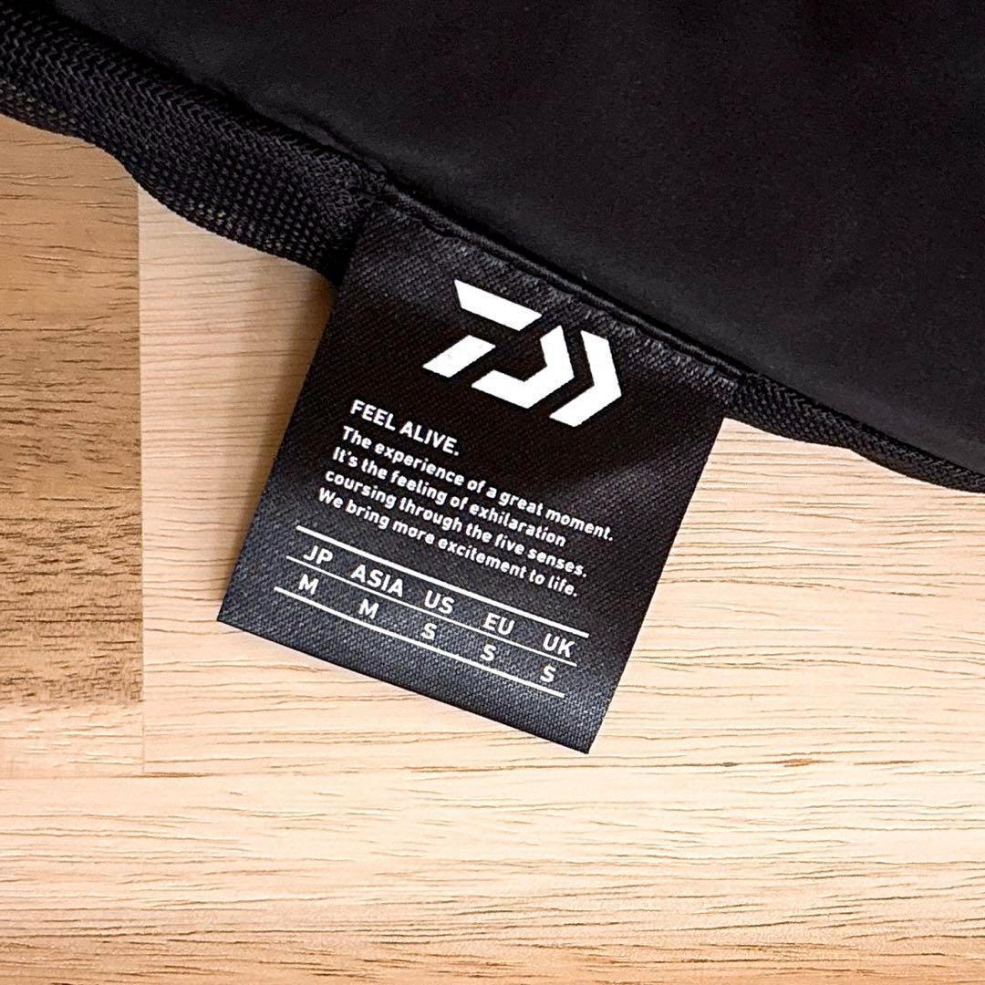 廃番/美品【ダイワ】アノラック ウィンド ジャケット 釣りフィッシングM 黒×白