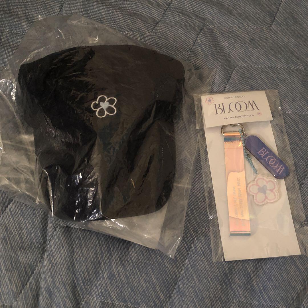 ギョンス　D.O. BLOOM キャップ　キーリング