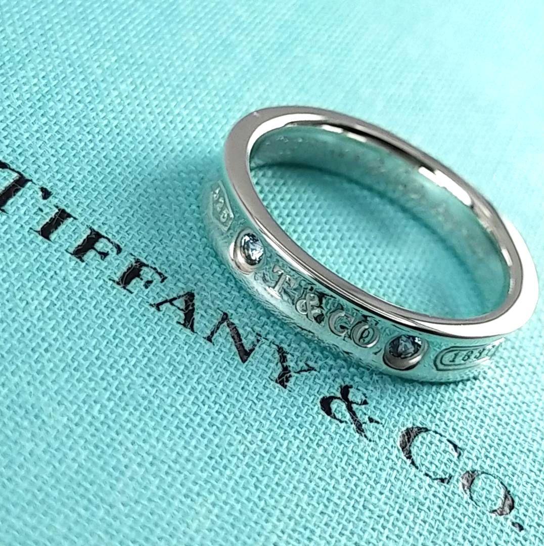 ★在庫一掃★【ティファニー】1837 サファイア 2P ナロー リング 14号 ★在庫一掃★【ティファニー】1837 サファイア 2P ナロー リング 14号