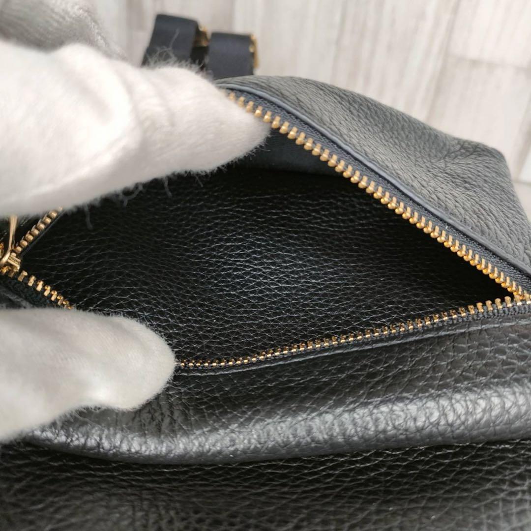 60 COACH コーチ レザー リュックサック バッグパック