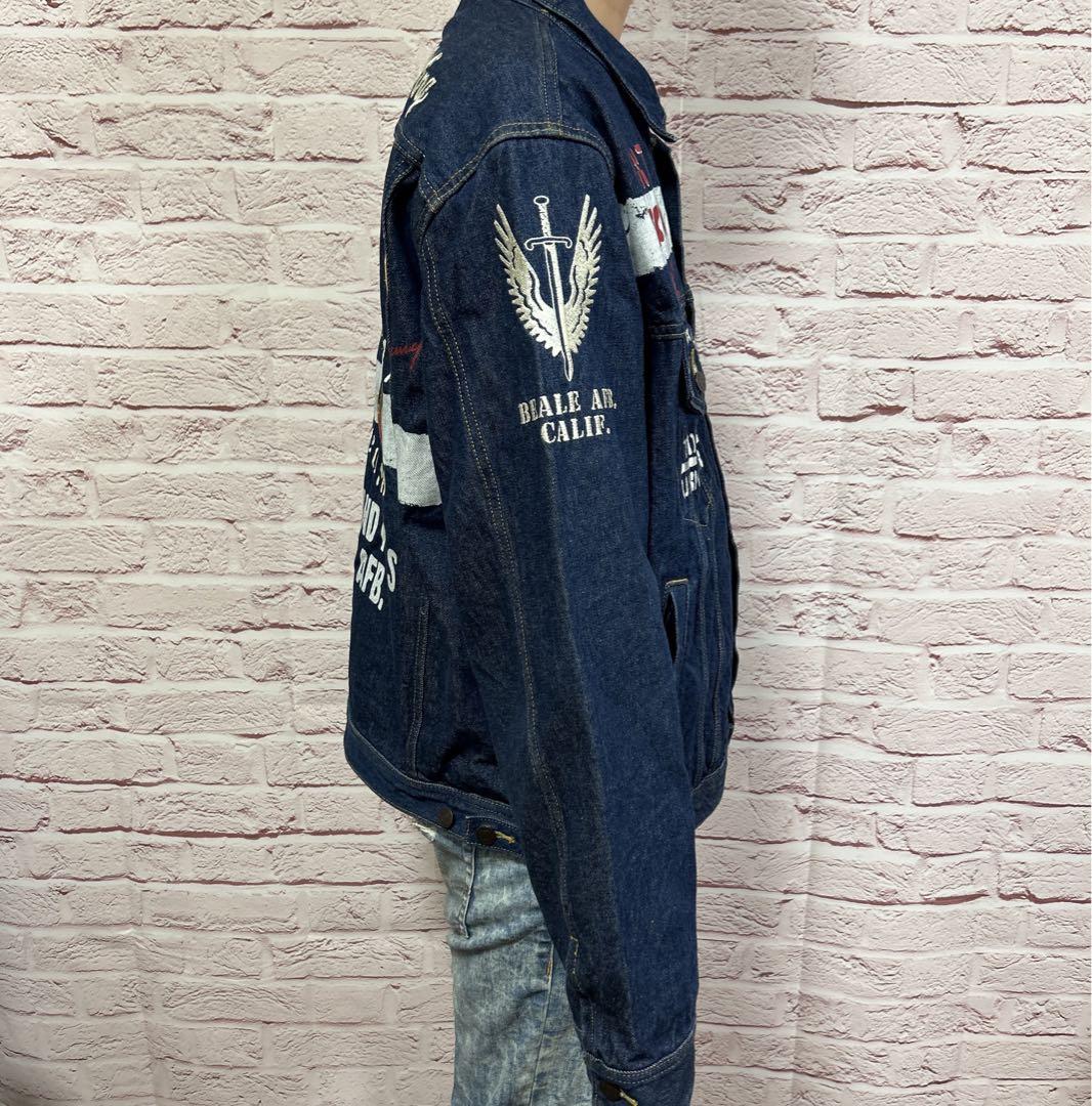 【☆幻の一着☆】極美品 AVIREX Gジャン デニムジャケット XXL 希少