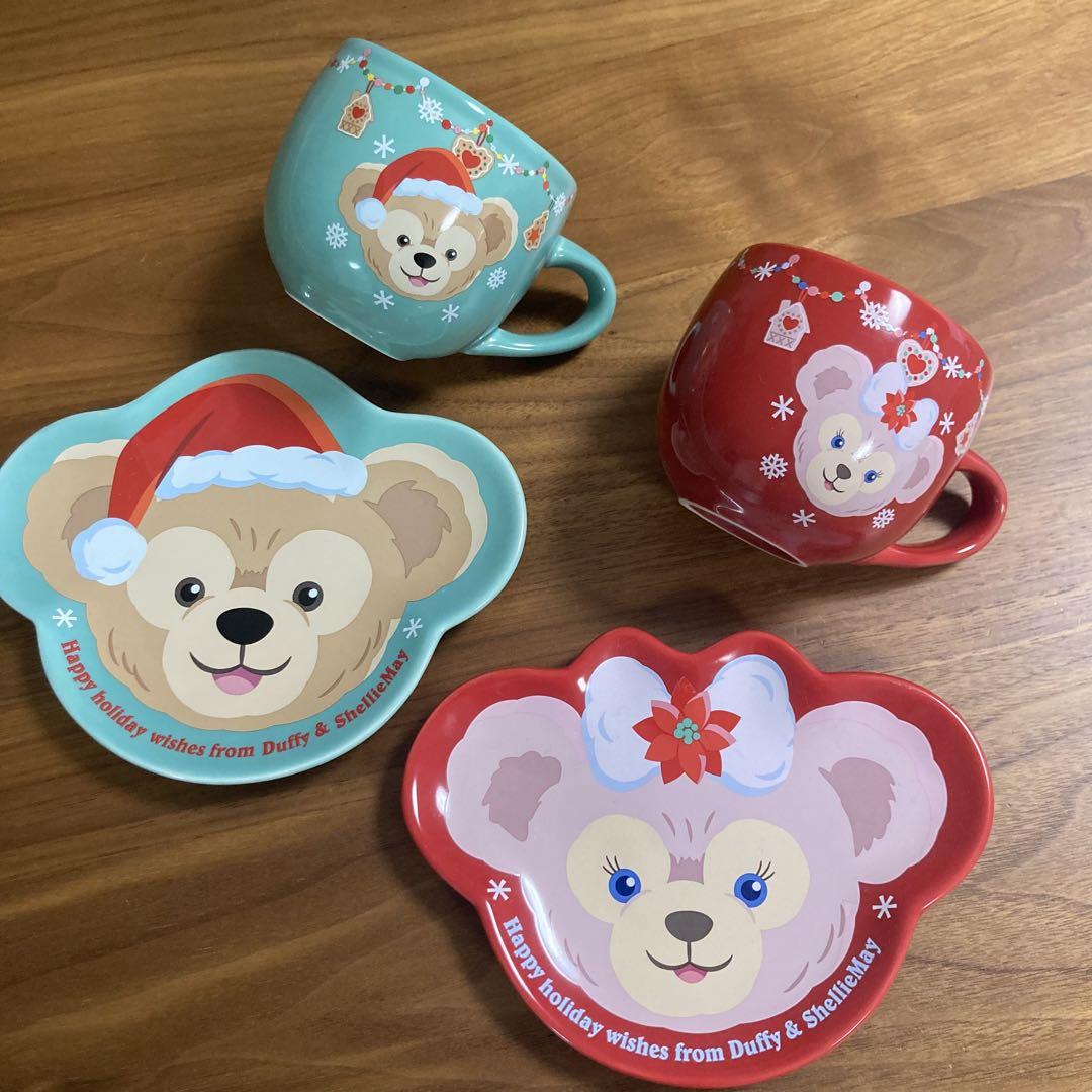 ダッフィーシェリーメイお皿 お皿 ダッフィー シェリーメイ ディズニー きゅうきゅう