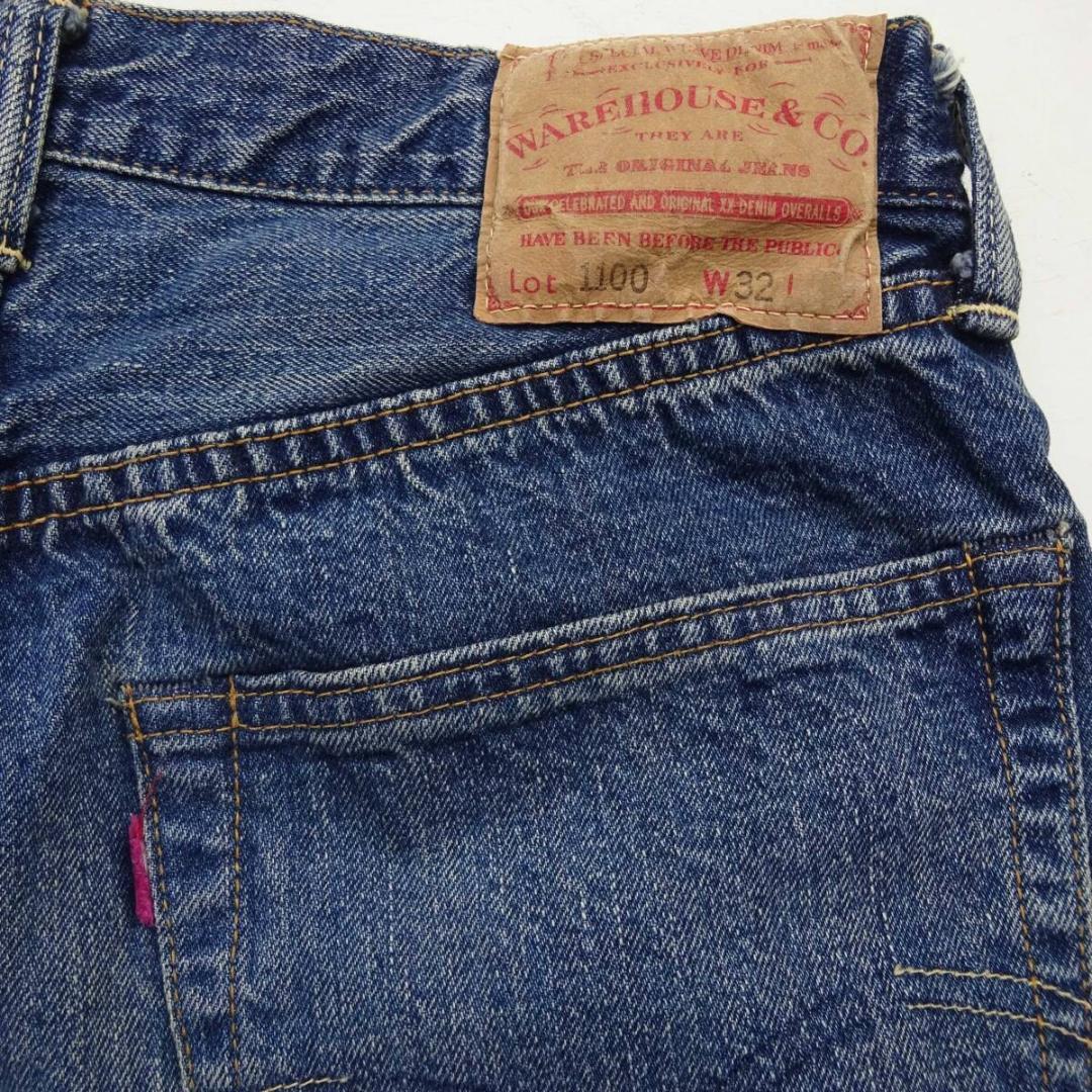 WAREHOUSE ウエアハウス1100 2ND-HAND セコハンデニム32