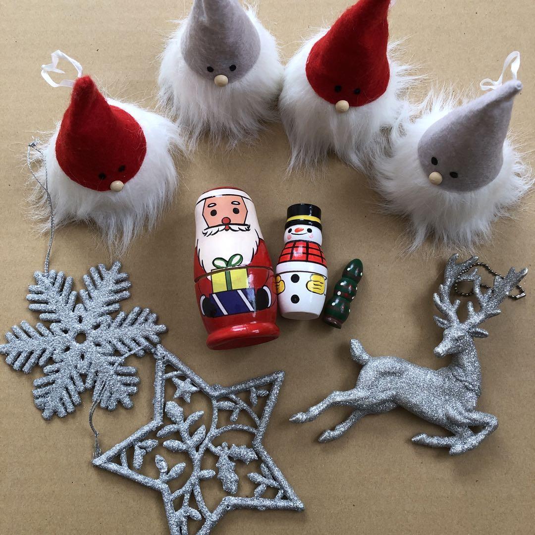 クリスマスオーナメントマトリョーシカサンタ