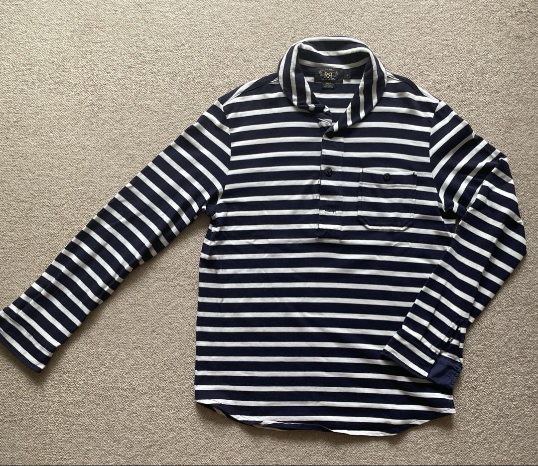 RRL - RRL ダブルアールエル✨ボーダー柄 バスクシャツ 長袖 2号