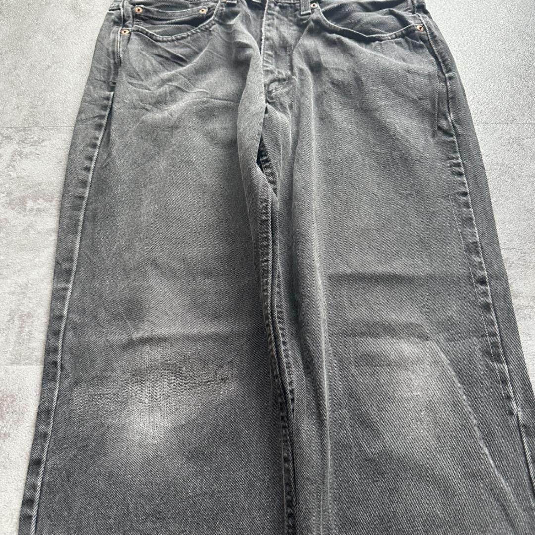 90s USA製 Levi'sリーバイス 550 ブラック デニムパンツ w34 L32