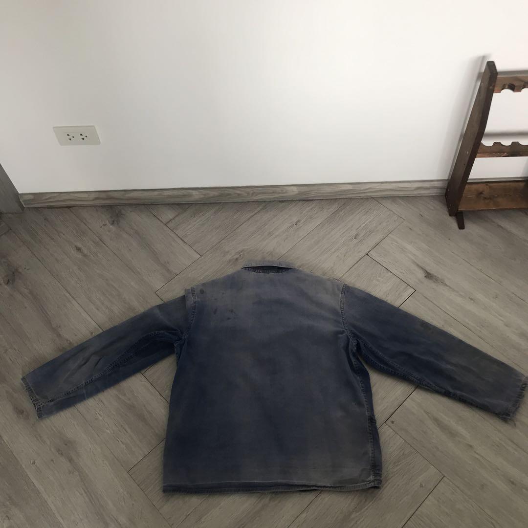 フレンチ ワークシャツ & TT leathers ライダースジャケット フレンチ ワークシャツ & TT leathers ライダースジャケット