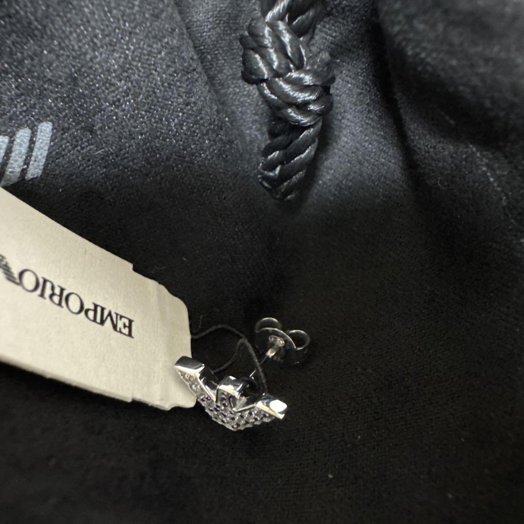 EMPORIO ARMANI エンポリオアルマーニ シルバーピアス 片耳用