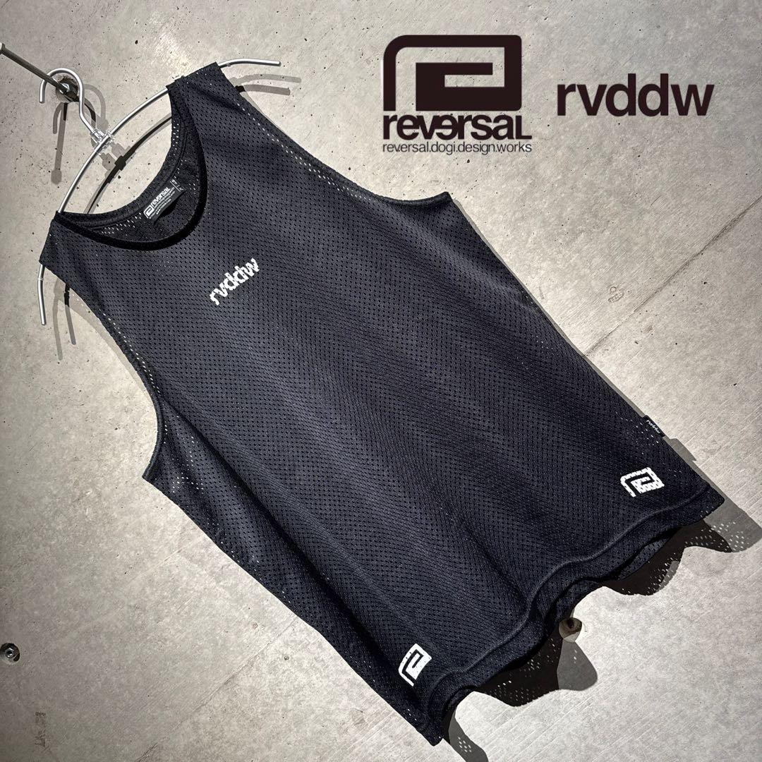 レア reversal rvddw MEN'S メッシュタンクトップ