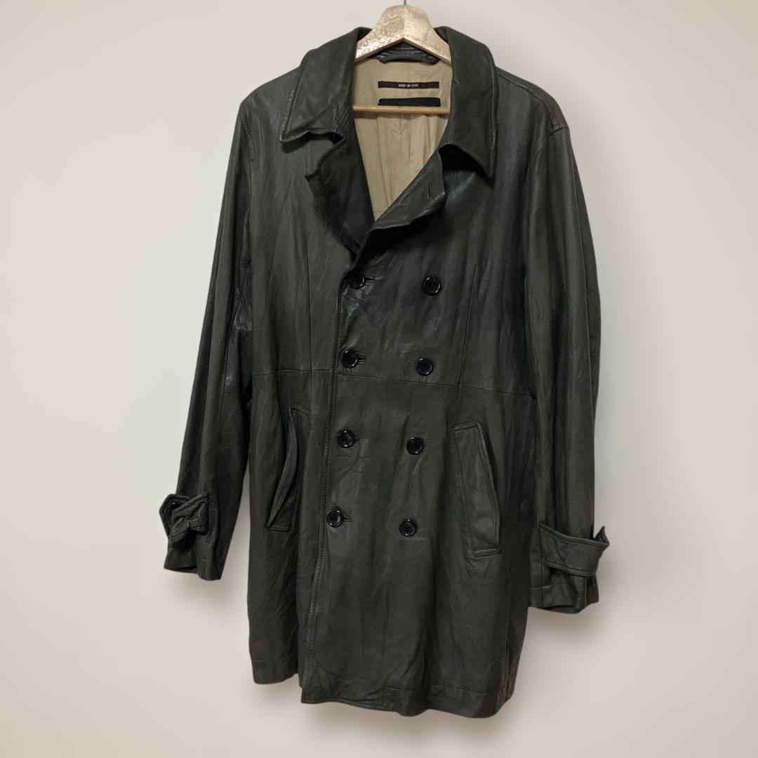 sage de cret サージュデクレ メンズ レザーコート Lサイズ sage de cret サージュデクレ メンズ レザーコート Lサイズ