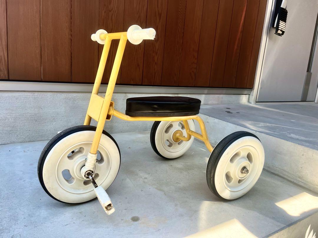 可愛い　子供用三輪車 黄色