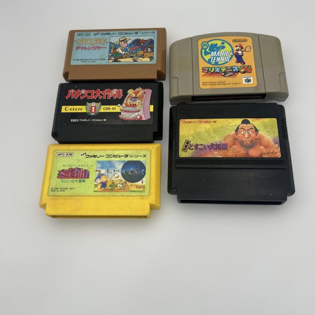 レトロソフト5本セット ファミコン64混合 - メルカリ
