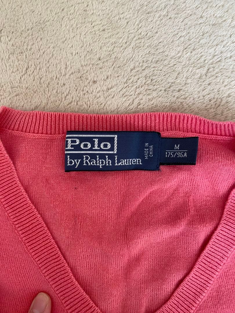 Polo by Ralph Lauren ピンクニットとバッグセット