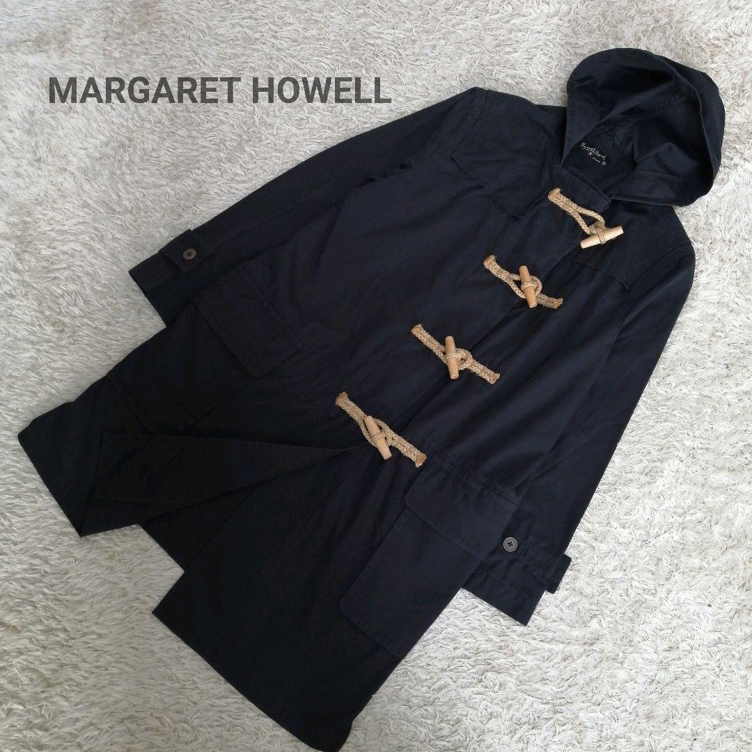 日本製 希少【マーガレットハウエル】旧タグ スプリングコート 濃紺