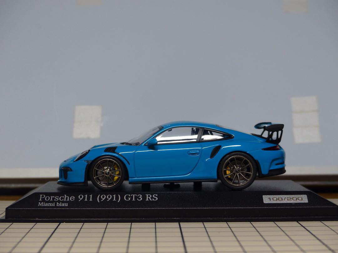 MINICHAMPS ミニチャンプス 991.1 GT3RS マイアミブルー