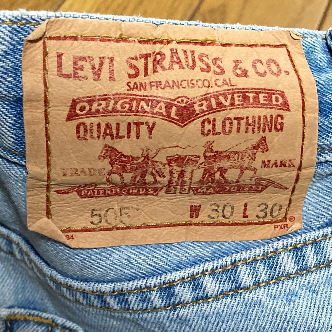 Levi's 505　W30 L30　リーバイス　レギュラーフィット　メンズ