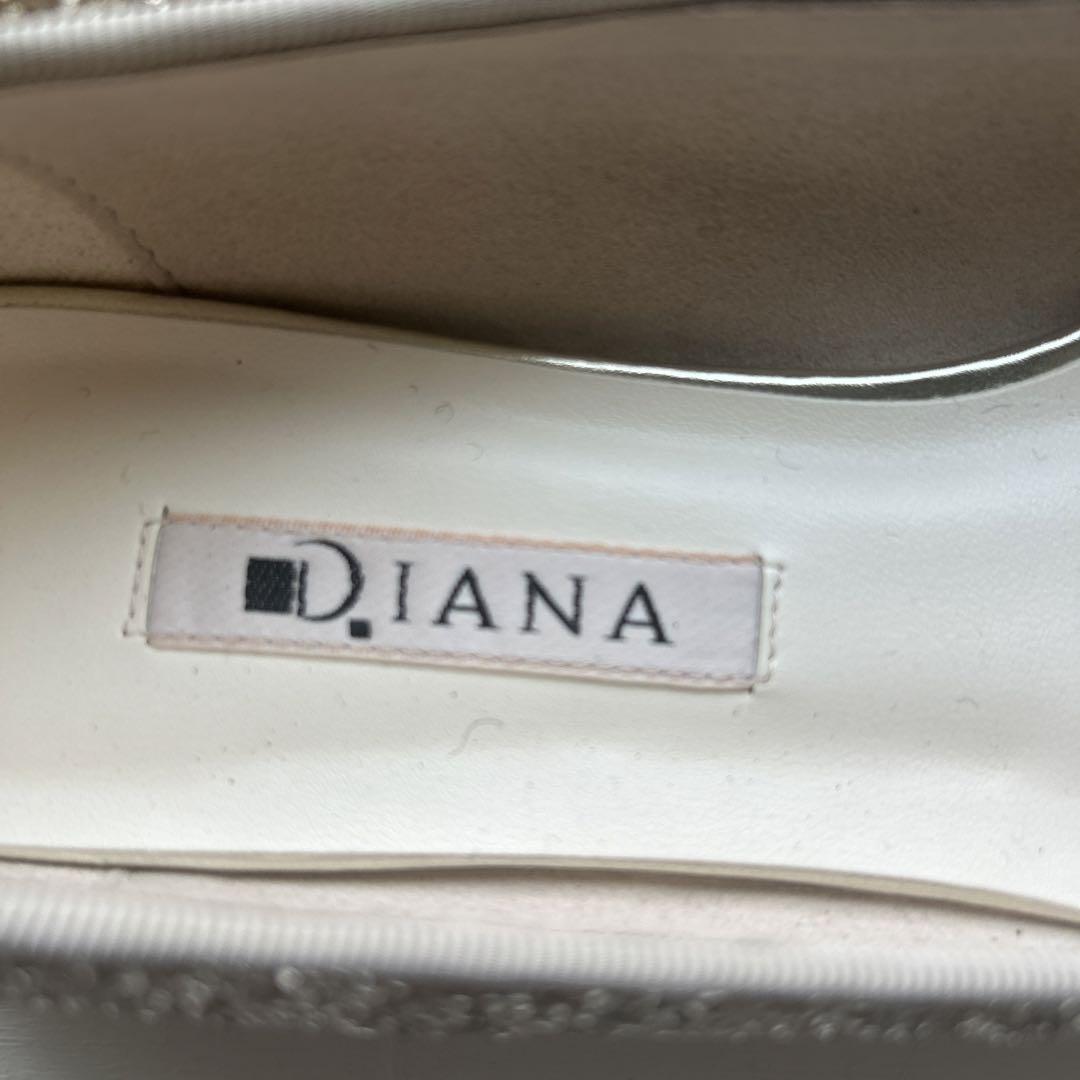 Diana グリッター フラットシューズ