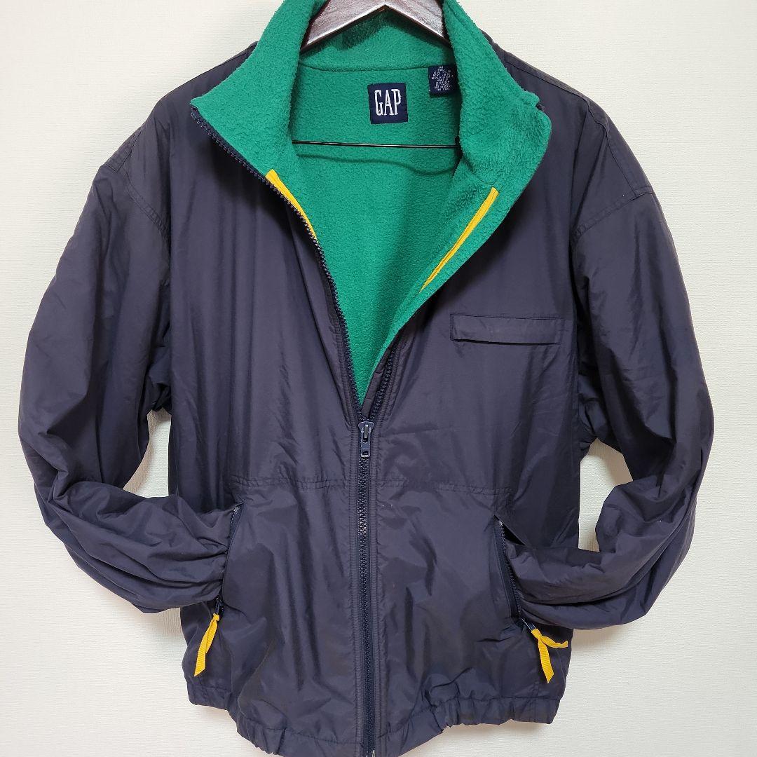 【GAP】オールド　ギャップ　ナイロン　ジャケット　サイズXL　内側フリース