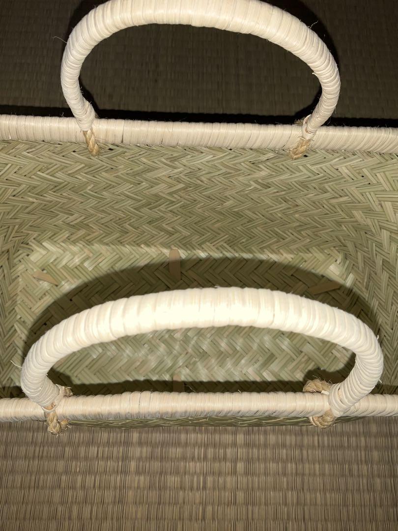 鳥越竹細工　市場かご　エコバッグ　ミニサイズ　一尺　新品　●貴重●