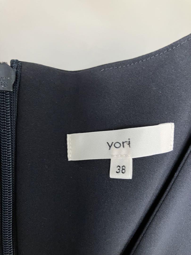 yori ヨリ ワンピース ジャンパースカート ネイビー 38