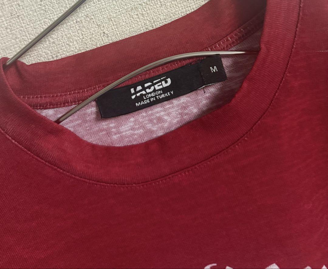 jaded london ロンt 長袖tシャツ 短丈