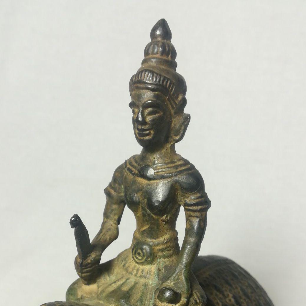 古銅 チベット仏像 普賢菩薩 象上仏像 置物 | venezafoods.com.br