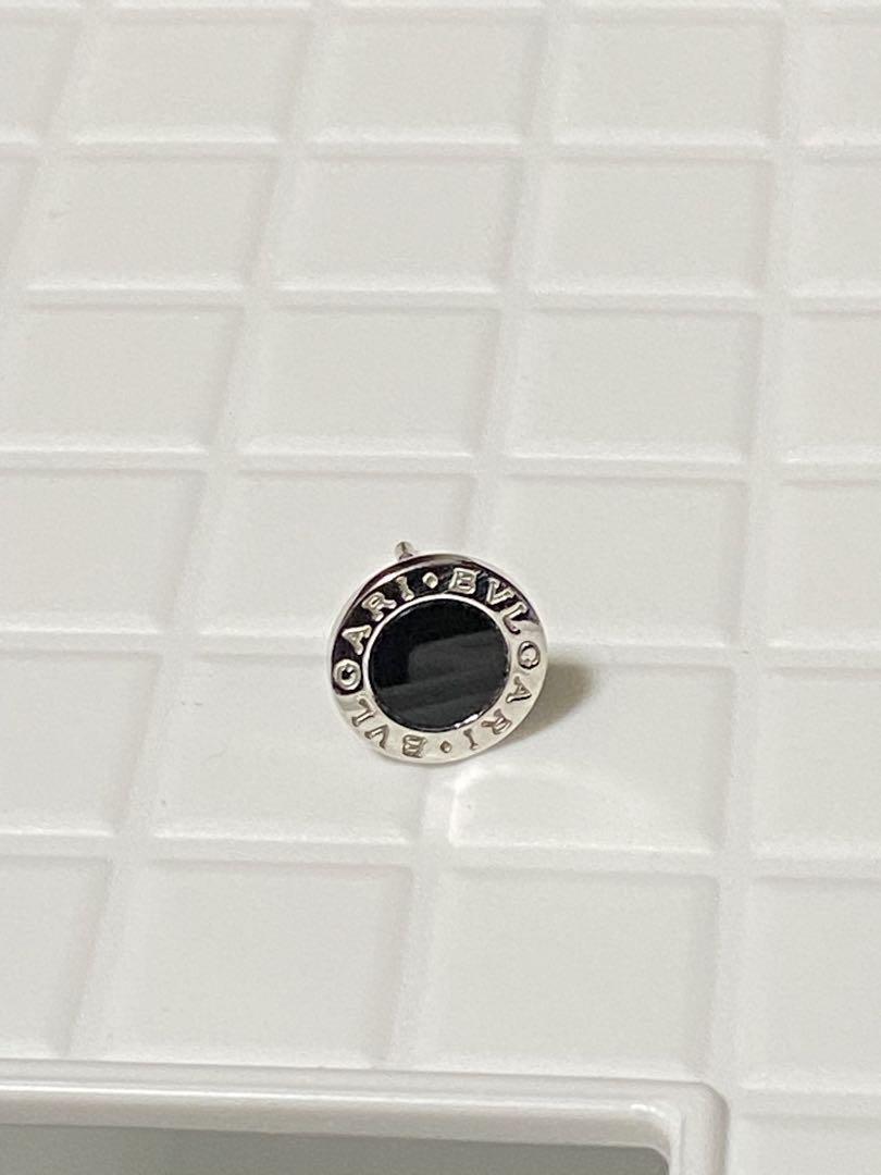 BVLGARI オニキス　ピアス
