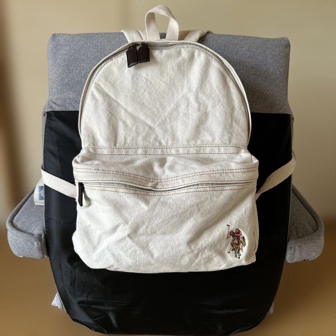 U.S.POLO ASSN バックパック ホワイト