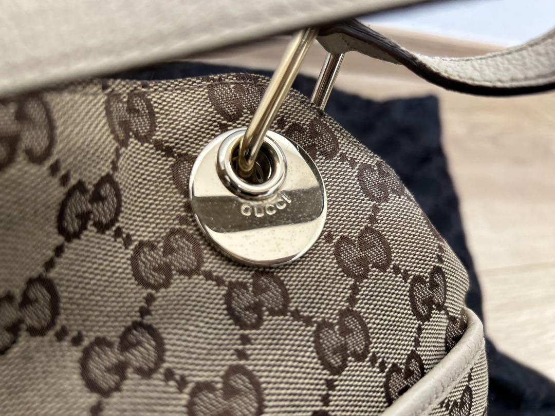 GUCCI GGパターン ベージュ ショルダーバッグ