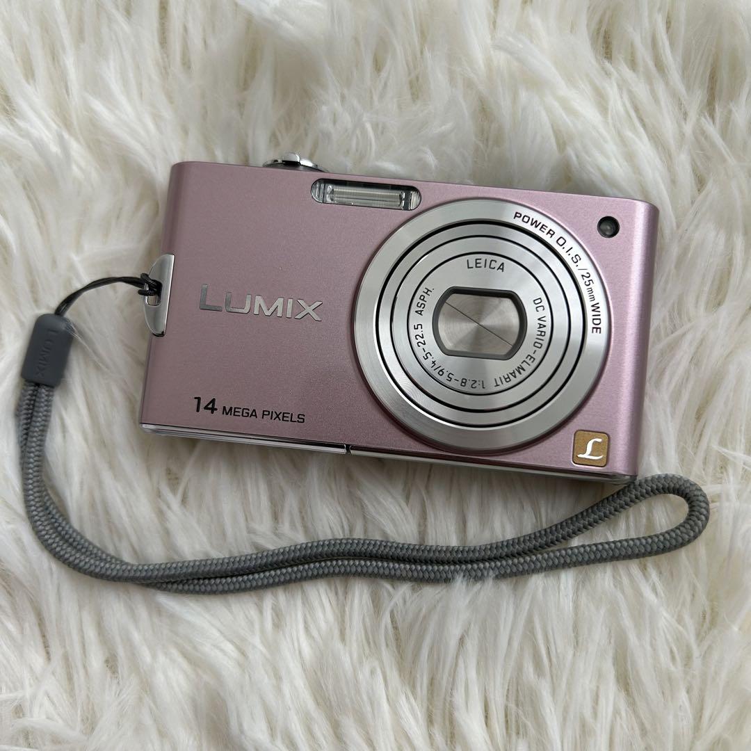 【美品】Panasonic LUMIX デジカメ　DMC-FX66　ピンク