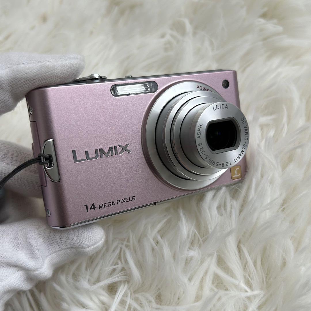 【美品】Panasonic LUMIX デジカメ　DMC-FX66　ピンク