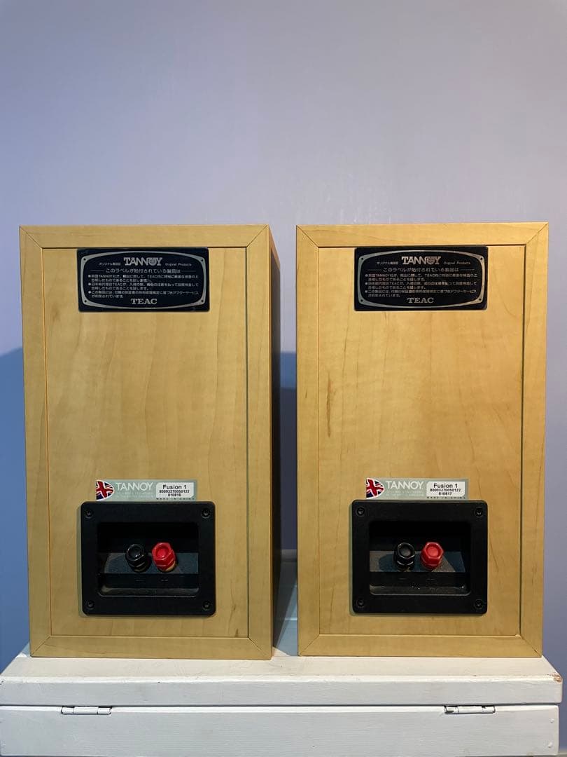 イギリス TANNOY Fusion 1 ブックシェルフスピーカー シリアル連番 イギリス TANNOY Fusion 1 ブックシェルフスピーカー シリアル連番
