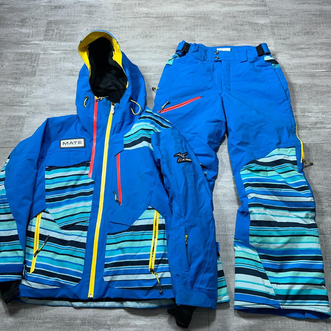 MATEモデル MIZUNO ミズノ スキーウェア メンズXS 青XS(SS)・MIZUNO