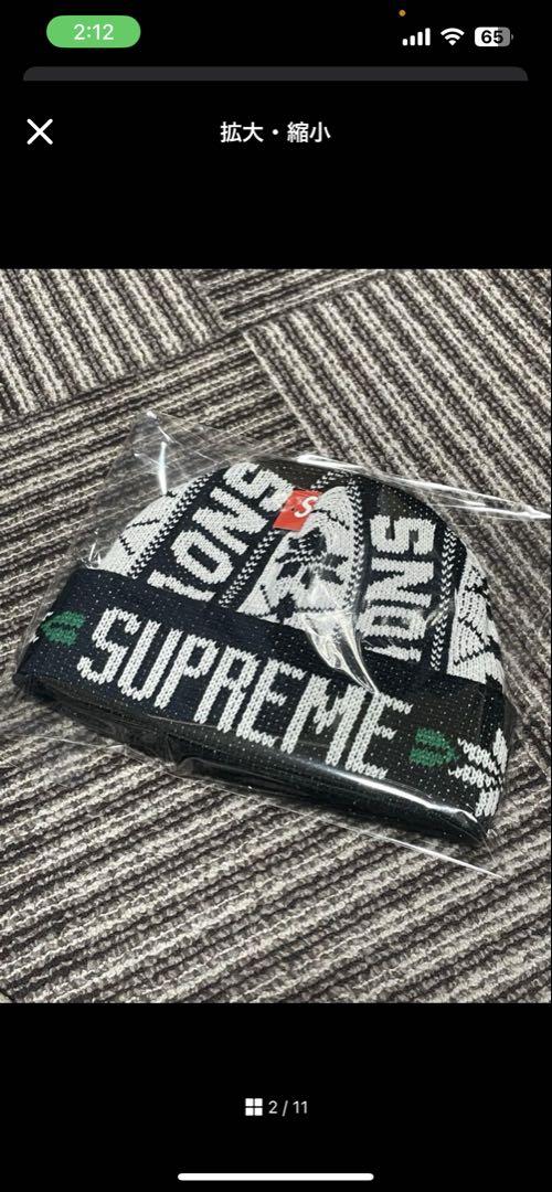 Supreme Snow Beanie シュプリーム スノー ビーニー帽 黒