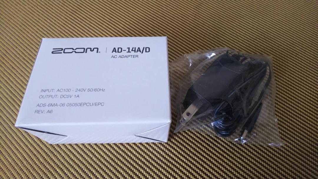 ZOOM USBオーディオインターフェースUAC-2+電源アダプターAD-14