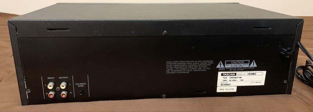 TASCAM 202 MK III カセットデッキ