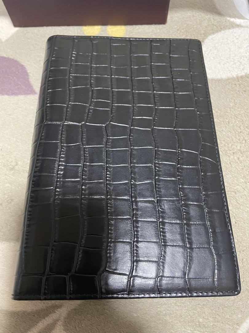 ASHFORD ブラックレザー バイブル システム手帳 ASHFORD ブラックレザー バイブル システム手帳
