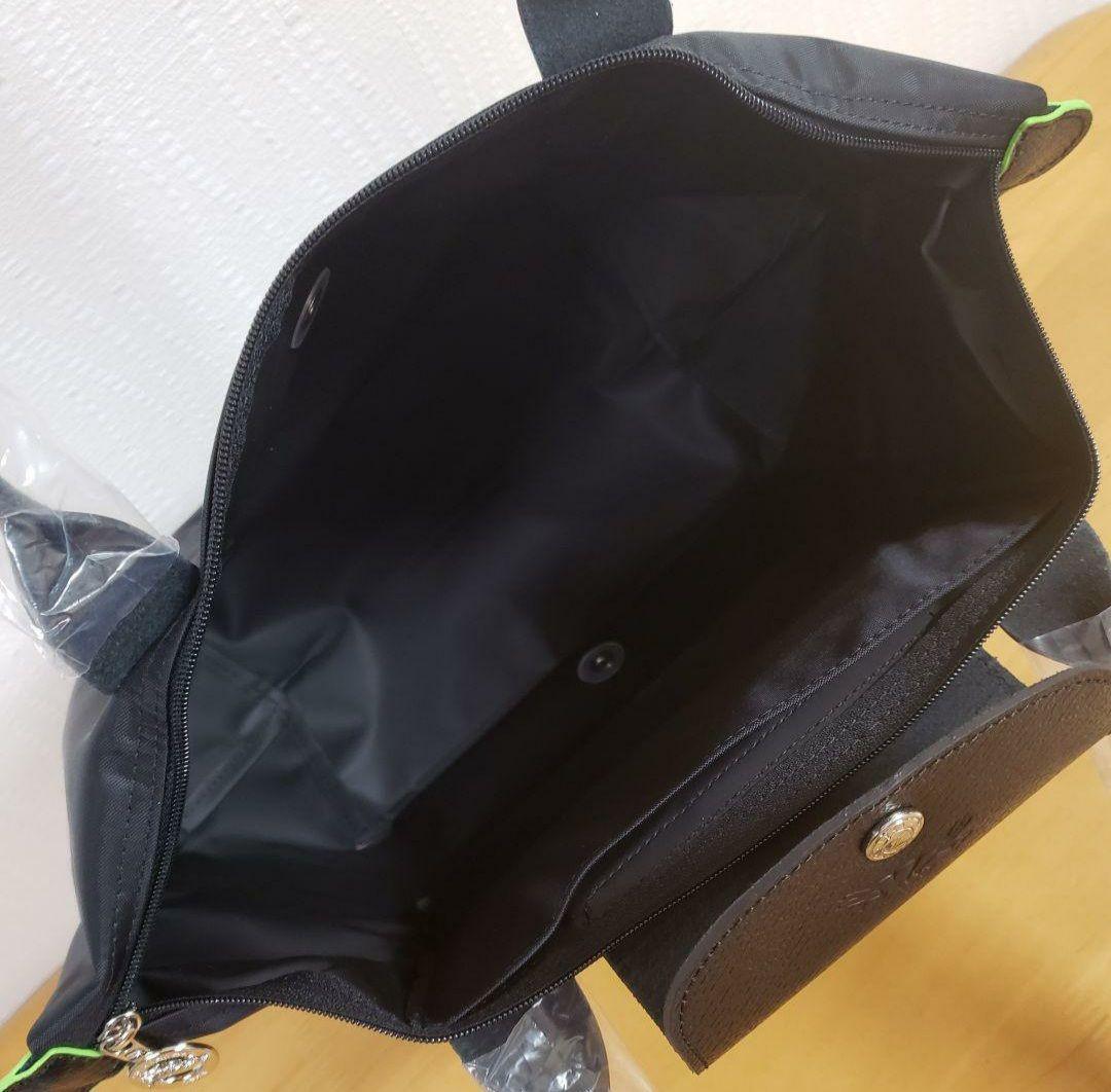 新品 LONGCHAMP ル プリアージュ トート M ブラック黒刺繍A-035