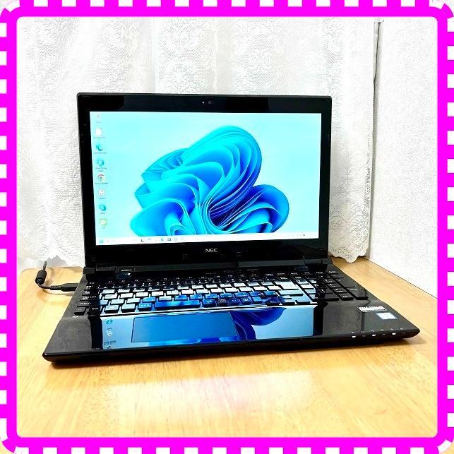 e96美品⭐Core i5⭐SSD⭐8Gメモリ✅ブルーレイ✅NECノートパソコン