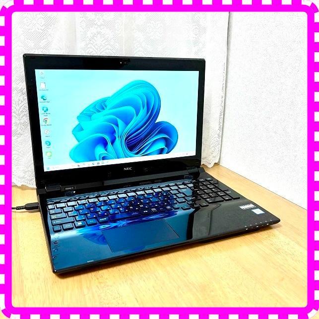 e96美品⭐Core i5⭐SSD⭐8Gメモリ✅ブルーレイ✅NECノートパソコン