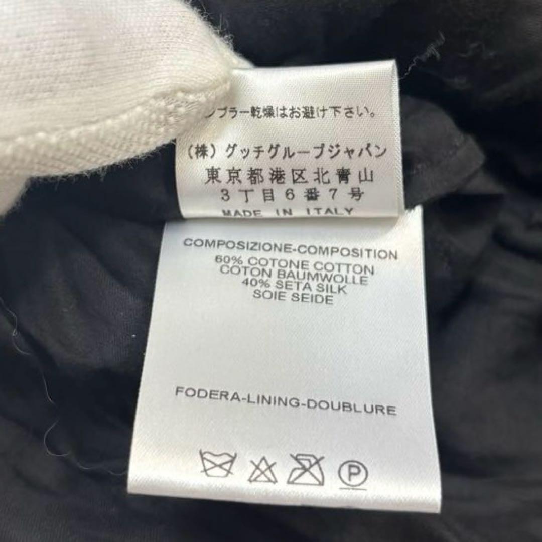 未使用タグ付きGUCCI シルク混 ブラウス 前後 両袖フリル - メルカリ