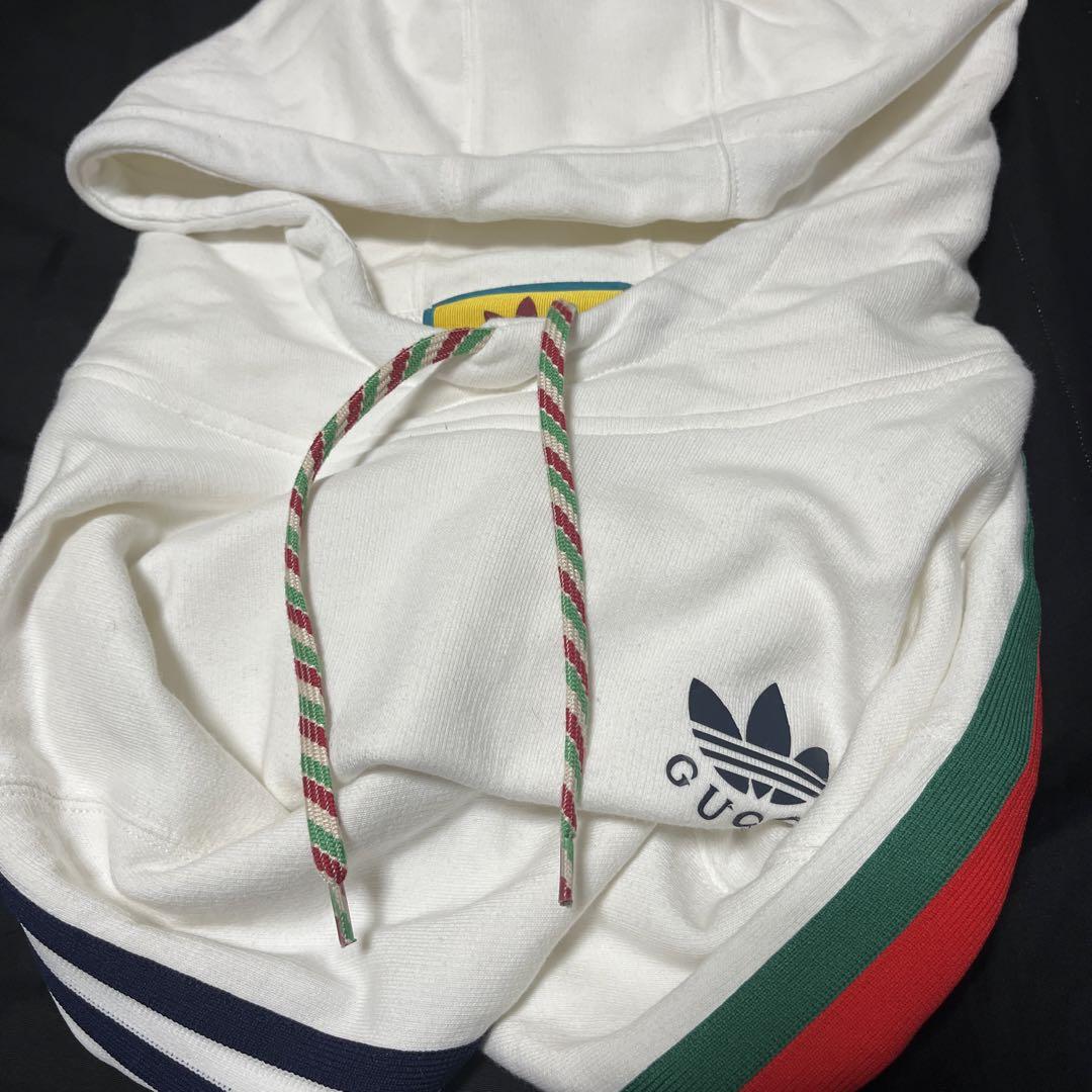 GUCCI adidas コラボパーカー 希少Lサイズ - メルカリ GUCCI adidas コラボパーカー 希少Lサイズ - メルカリ