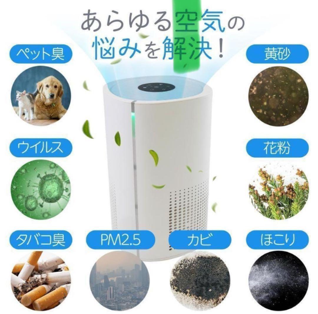 空気清浄機 小型 消臭 省エネ 花粉 脱臭機 たばこ 除菌 ペット