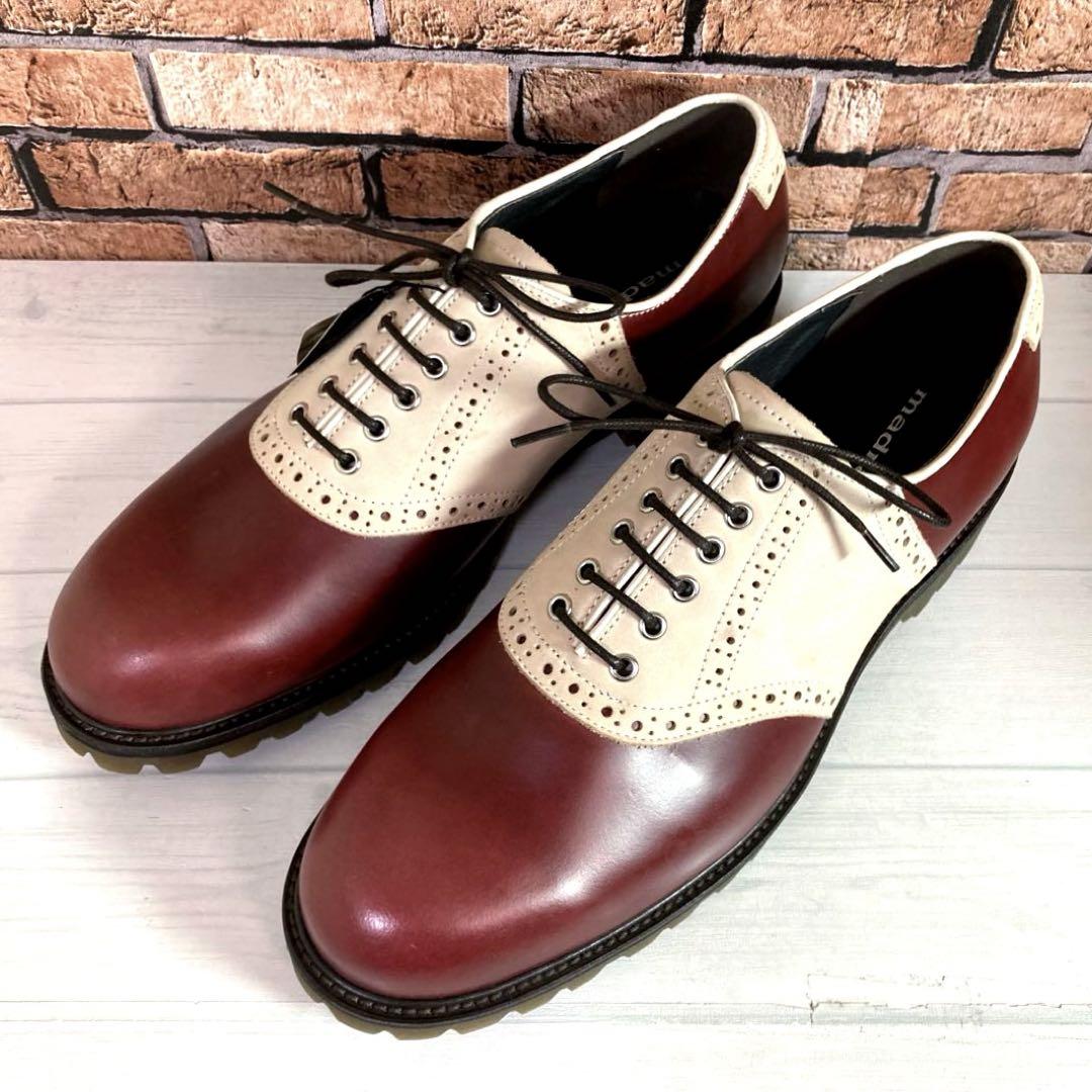 新品未使用タグ付■madras■サドルシューズ✨M5602 消臭 防臭 ビブラム